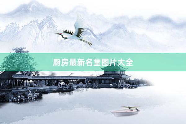 厨房最新名堂图片大全